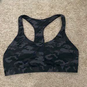Fabletics camo sports bra